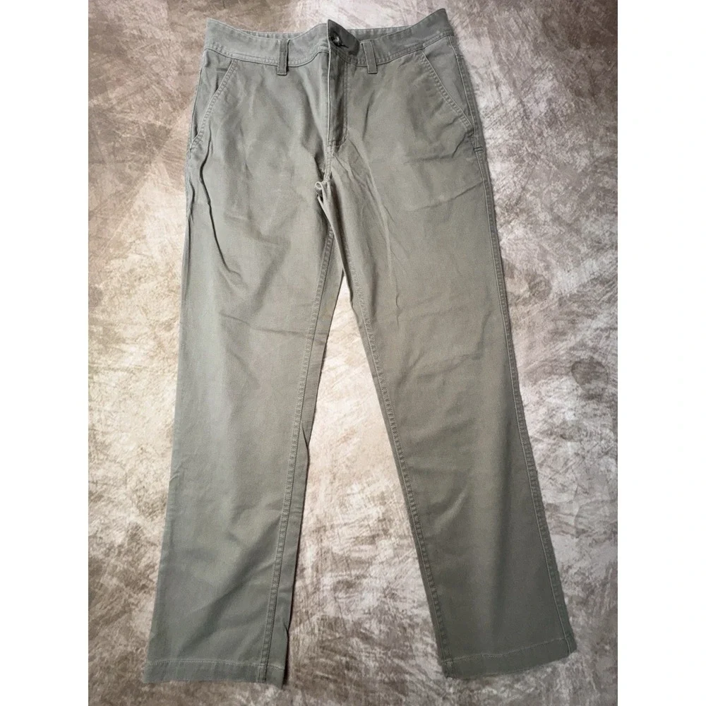 Toad & Co Mission Ridge Pants Mens 32 X 30 Lean Brown Cotton Stretch Straight